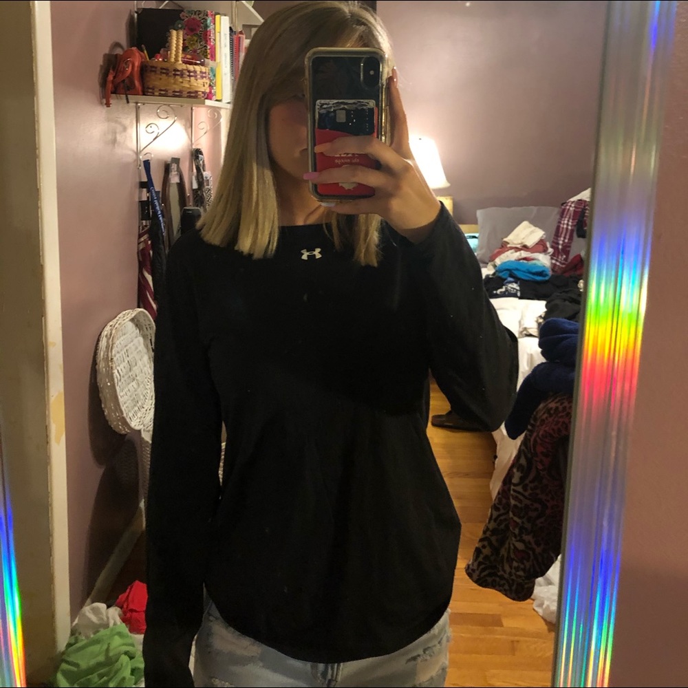Under armour long sleeve black shirt